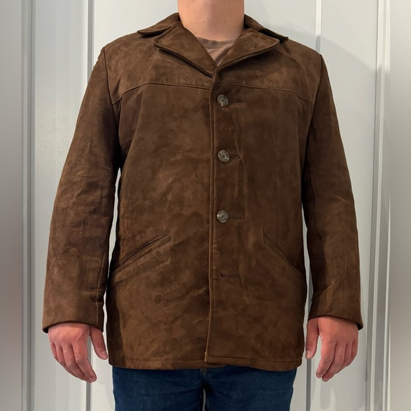 a Robert Lewis idea Other - Suede Coat with Fleece Lining (Tall)